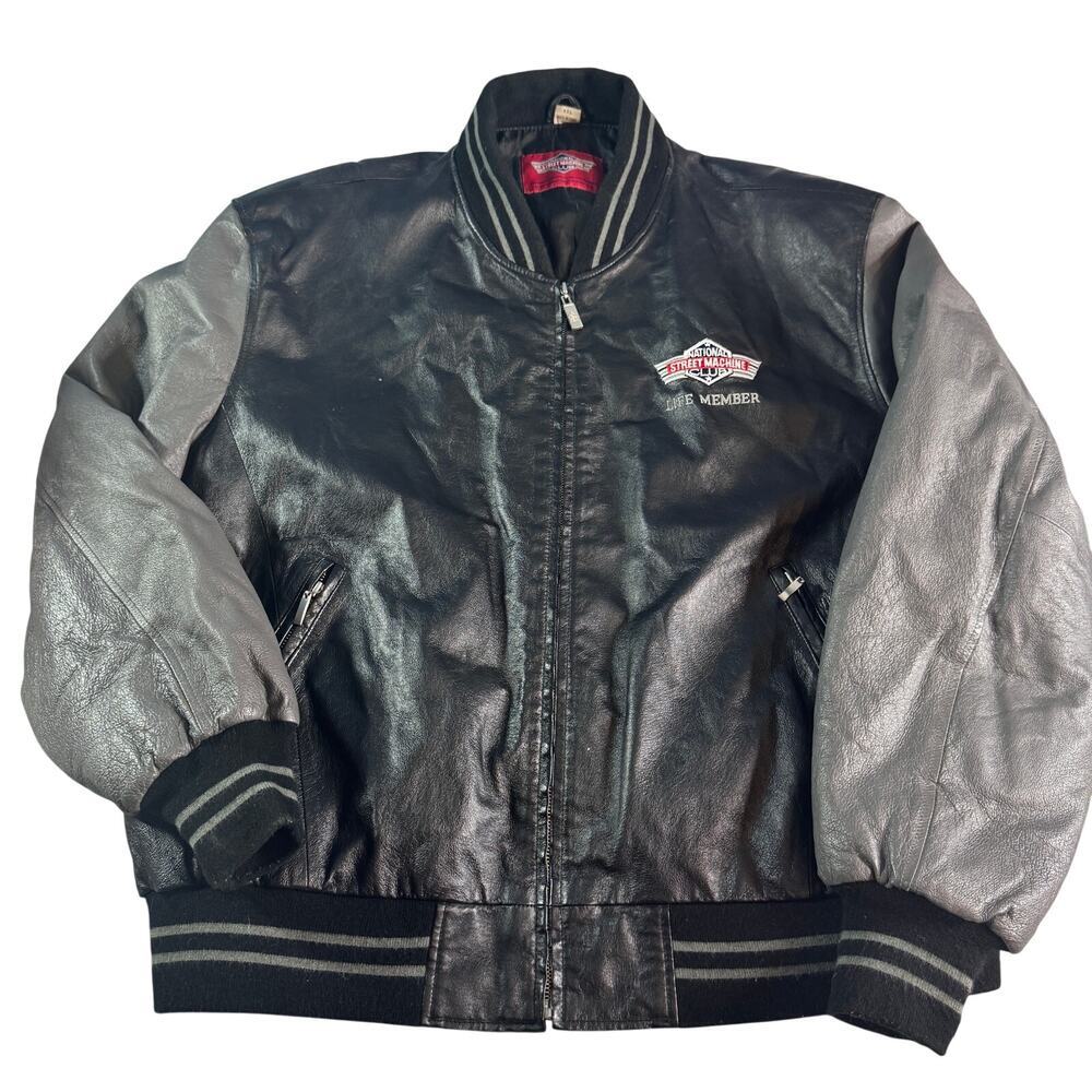 National Street Machine Club NSMC Life Member Varsity Jacket XXL 100% Leather